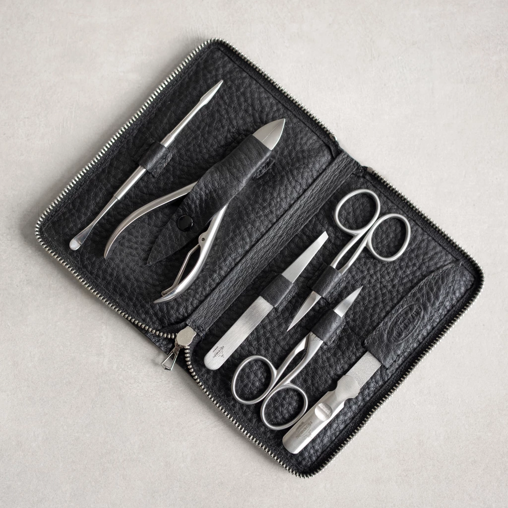Hammann Maniküre-Etui Schwarz groß