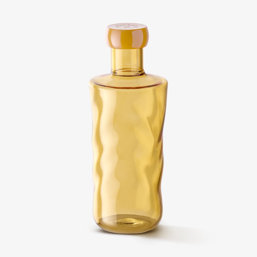 Wasserflasche Paveau Swirl Gelb