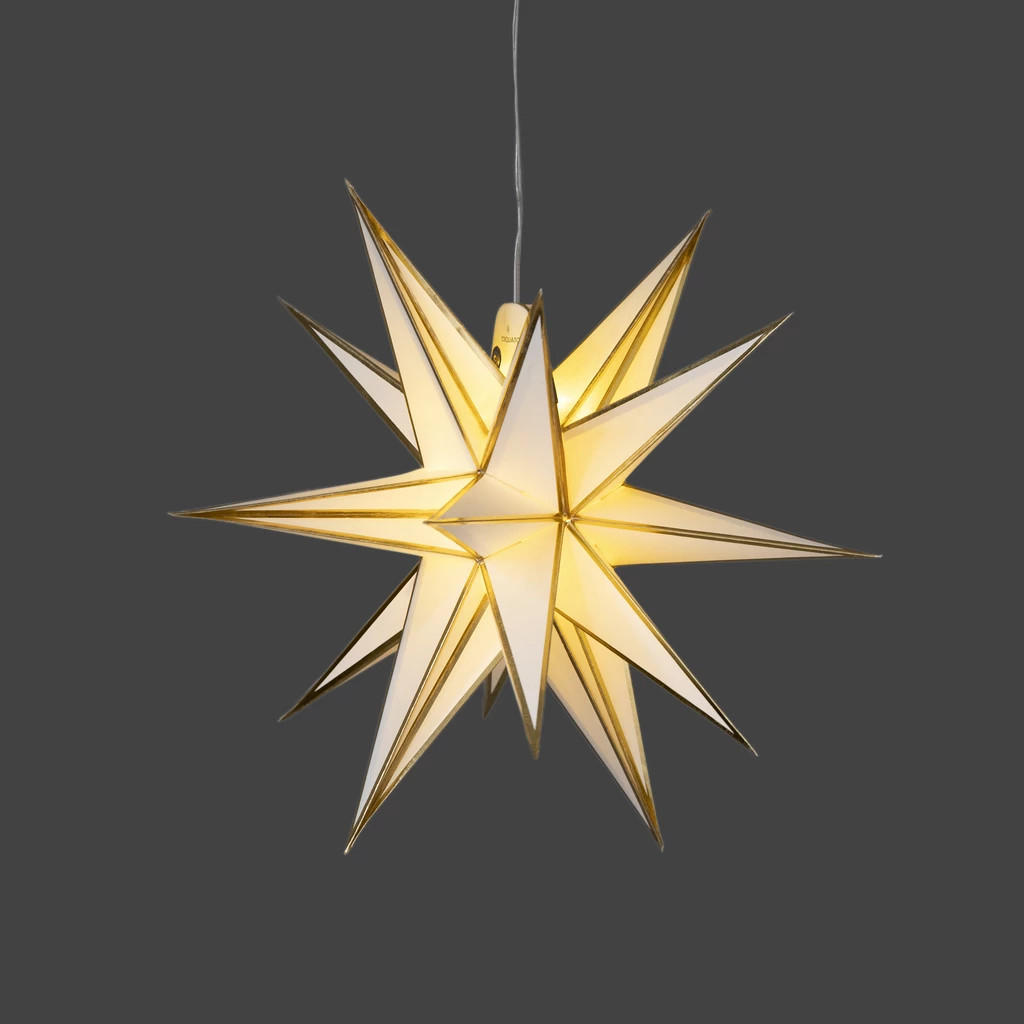 Weihnachtsstern Julstjärna 40 cm Creme