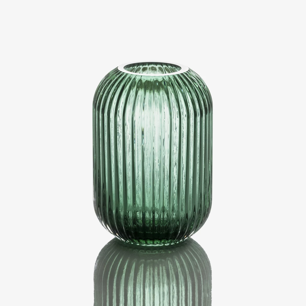 Vase Pallone 14 cm Flaschengrün