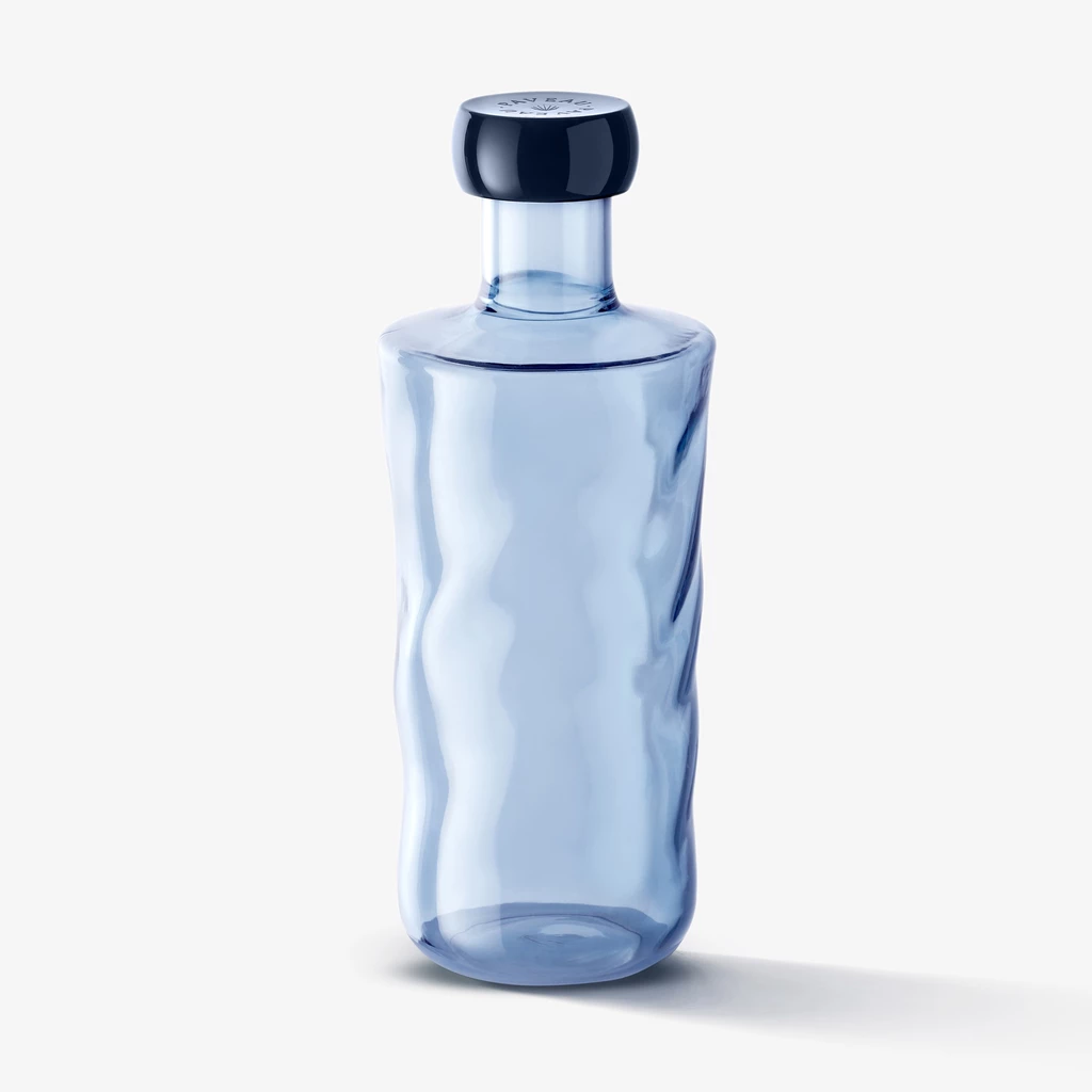 Wasserflasche Paveau Swirl Blau