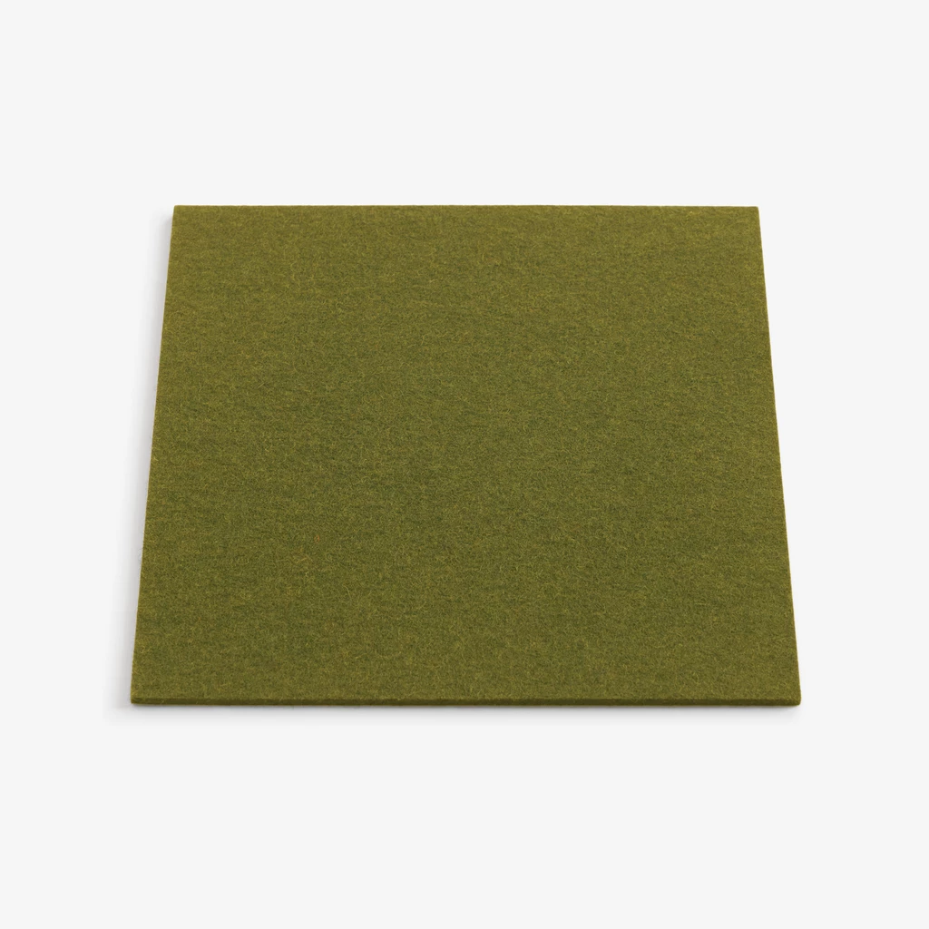 Wollfilz Untersetzer 25 x 25 cm Oliv