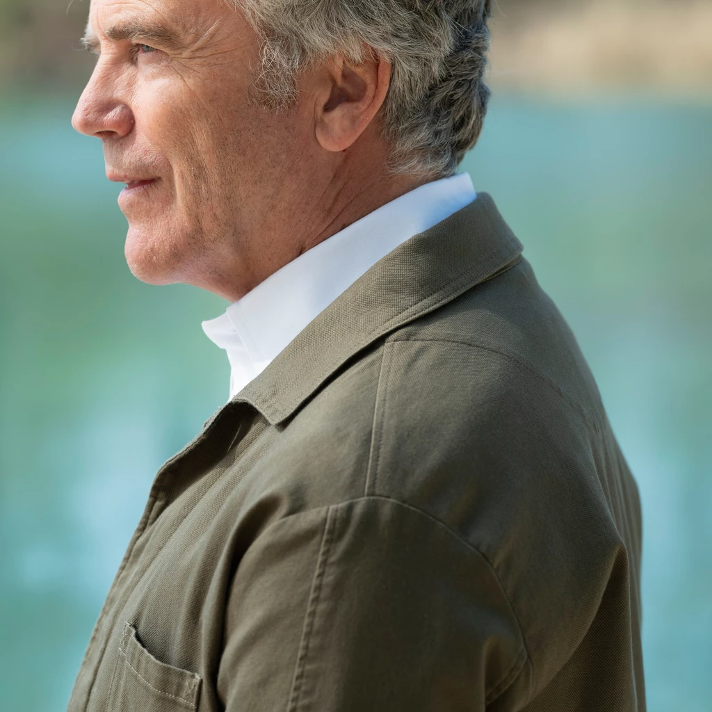 Risby & Leckonfield Safari-Overshirt oliv Gr. 50