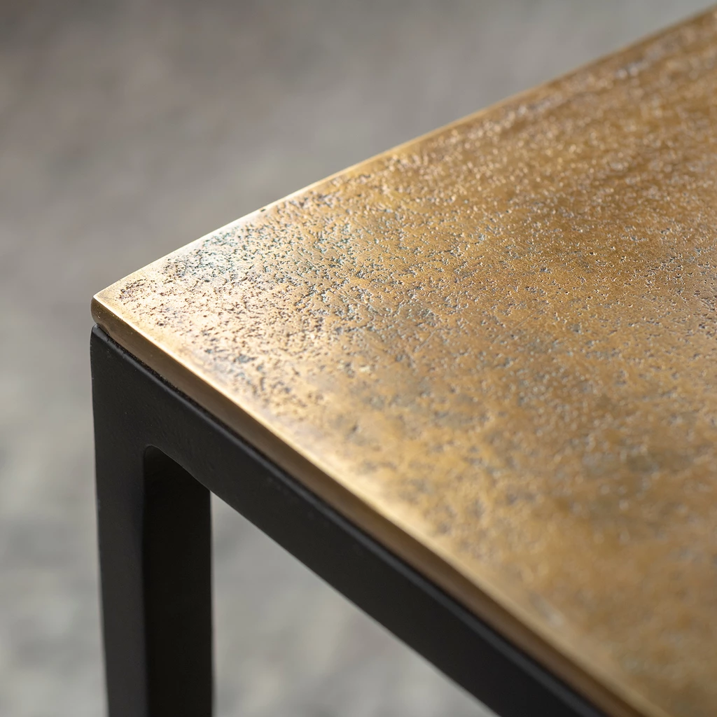 Dreisatztisch-Set Madras Bronzegold