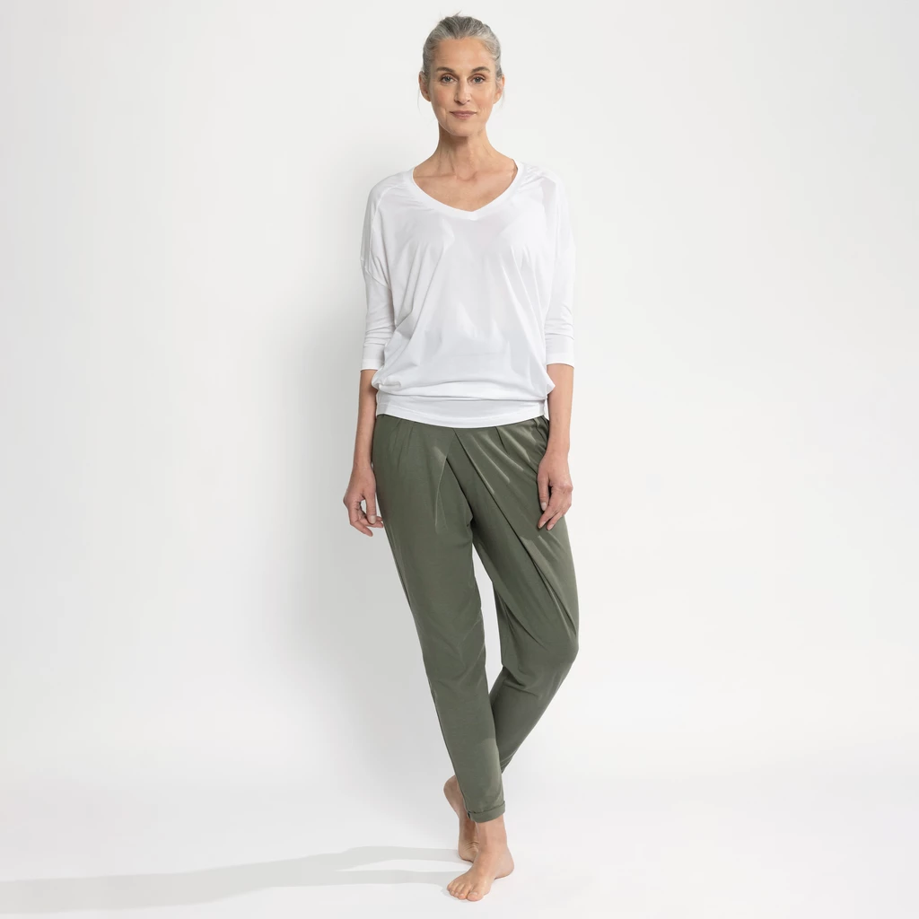 Sunday in Bed X Torquato Pyjamahose Mila lang Olive XL