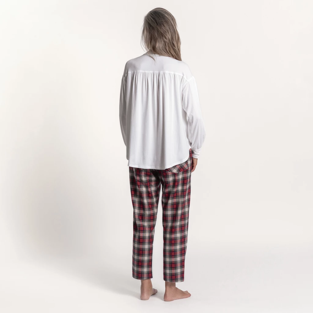 Sunday in Bed X Torquato Hose Chloe Tartan