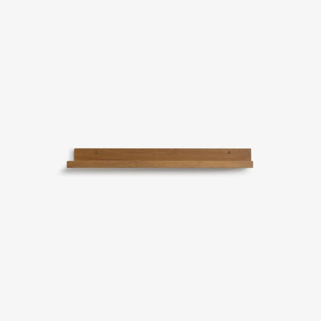 Wandregal Eichenholz 80 x 14 cm