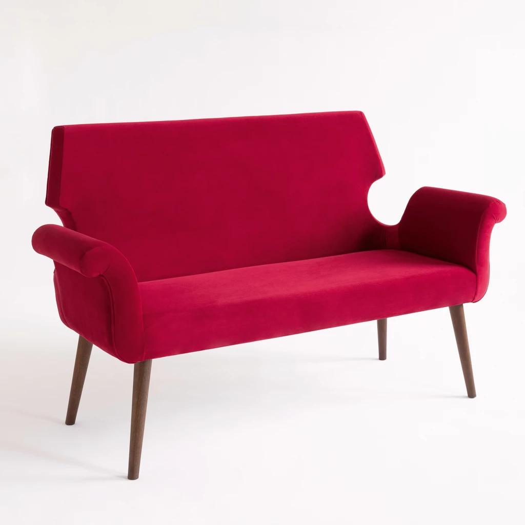 Zweisitzer Kanapee Ruby Velvet