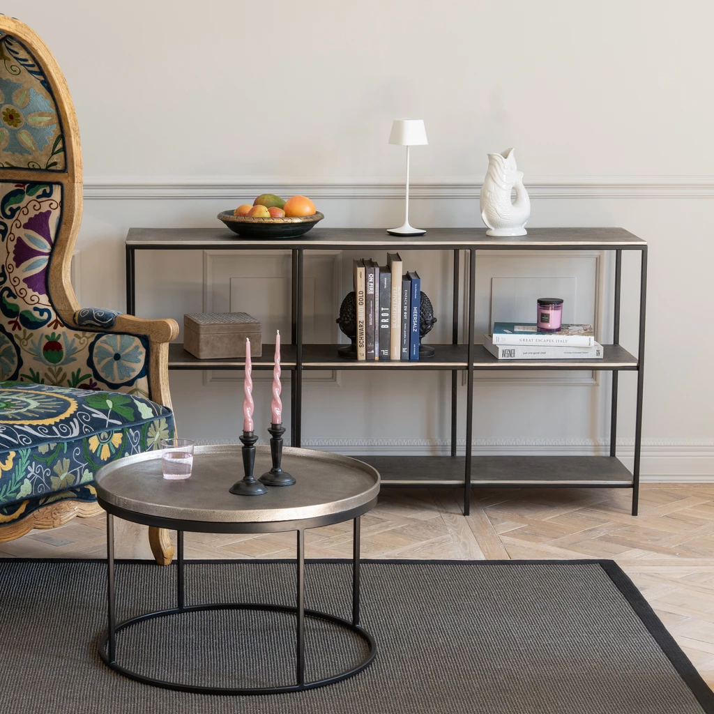 Sideboard Madras Zinngrau