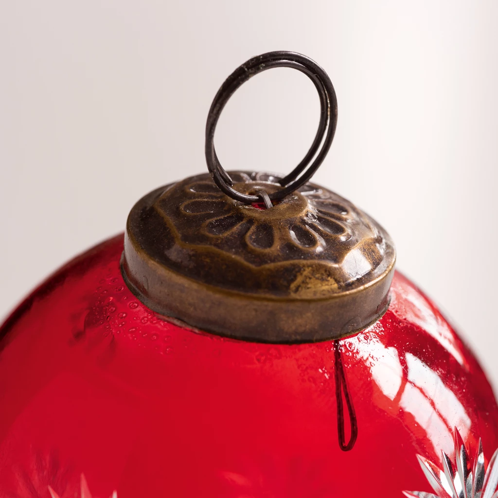 Christbaumkugeln Andalus Rot 6er-Set