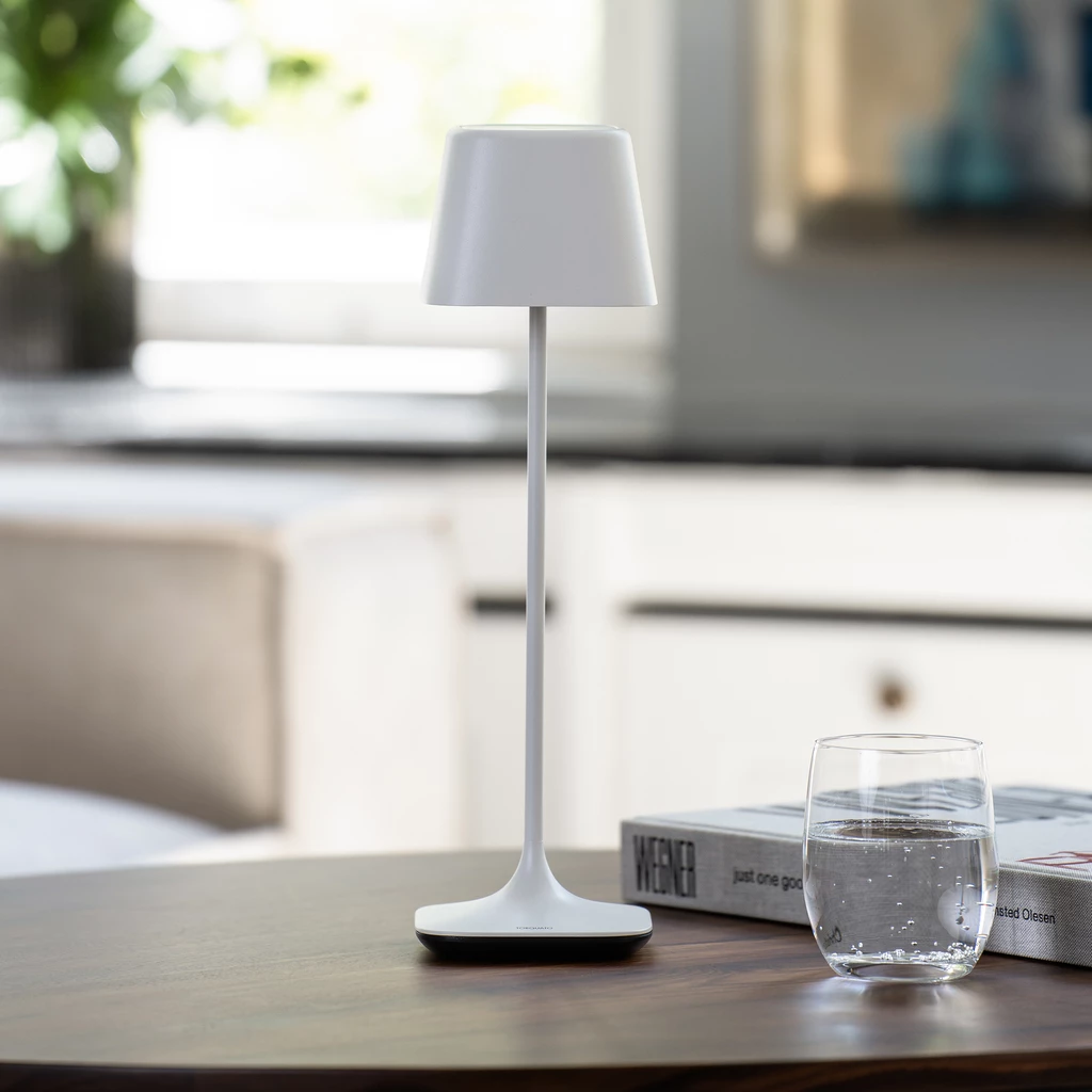 Tischlampe Quadrone Weiß 36 cm