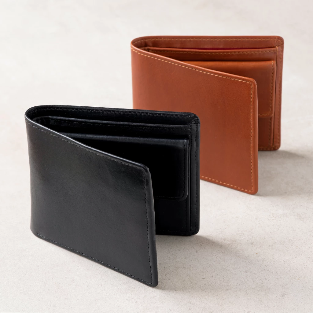 Balfour & Poole Portmonnaie mit Münzfach Schwarz
