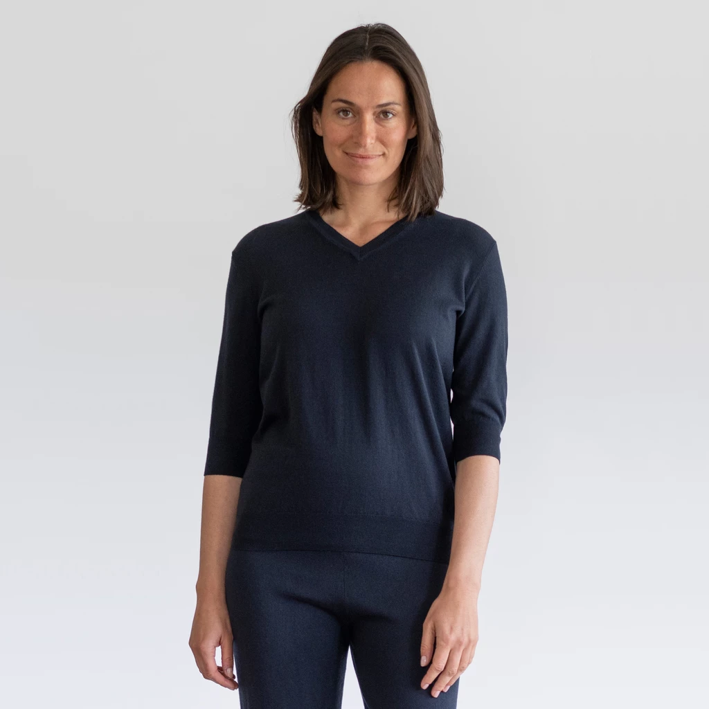 Sunday in Bed X Torquato Pullover Danielle Midnight S