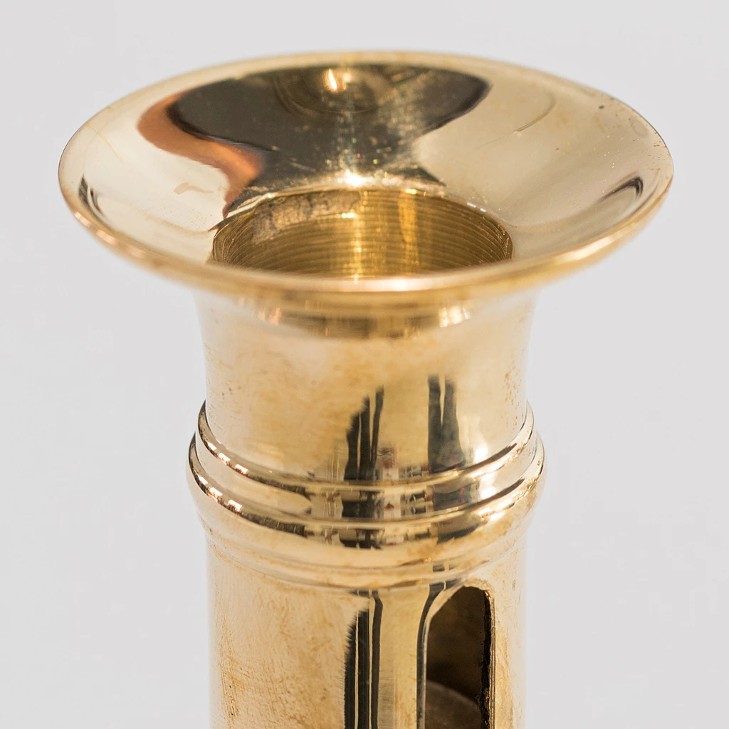 Schiebeleuchter 1830 aus Messing poliert