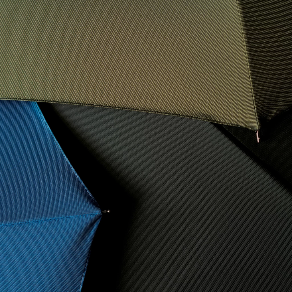 Doppler-Kastanienschirm Oxford Schwarz