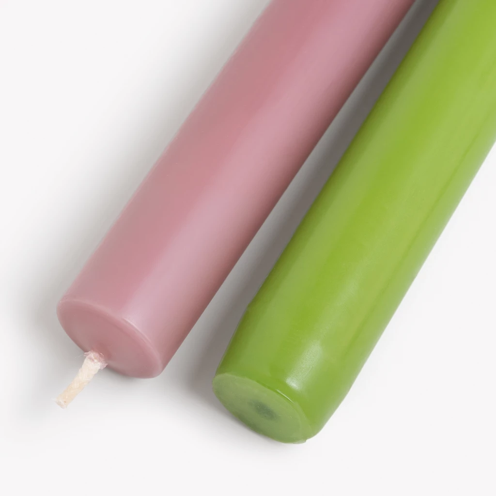 Stabkerzen Lys 24 cm Ø 2,2 cm Apfelgrün 4er-Set