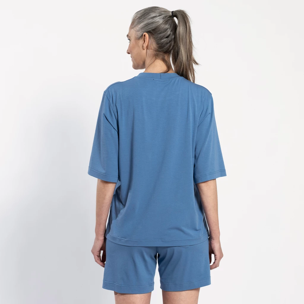 Sunday in Bed X Torquato Shirt Ilona Blau M