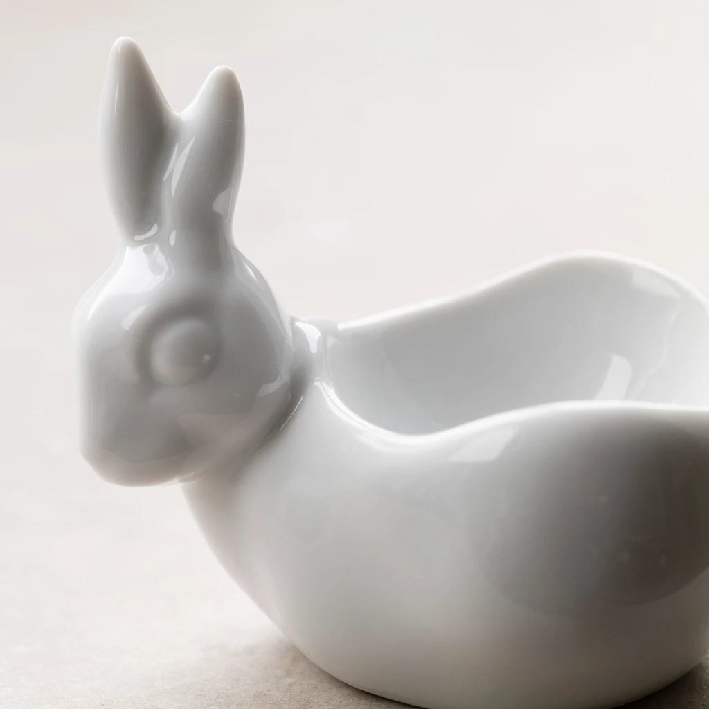 Lindner Porzellan Eierbecher Hase