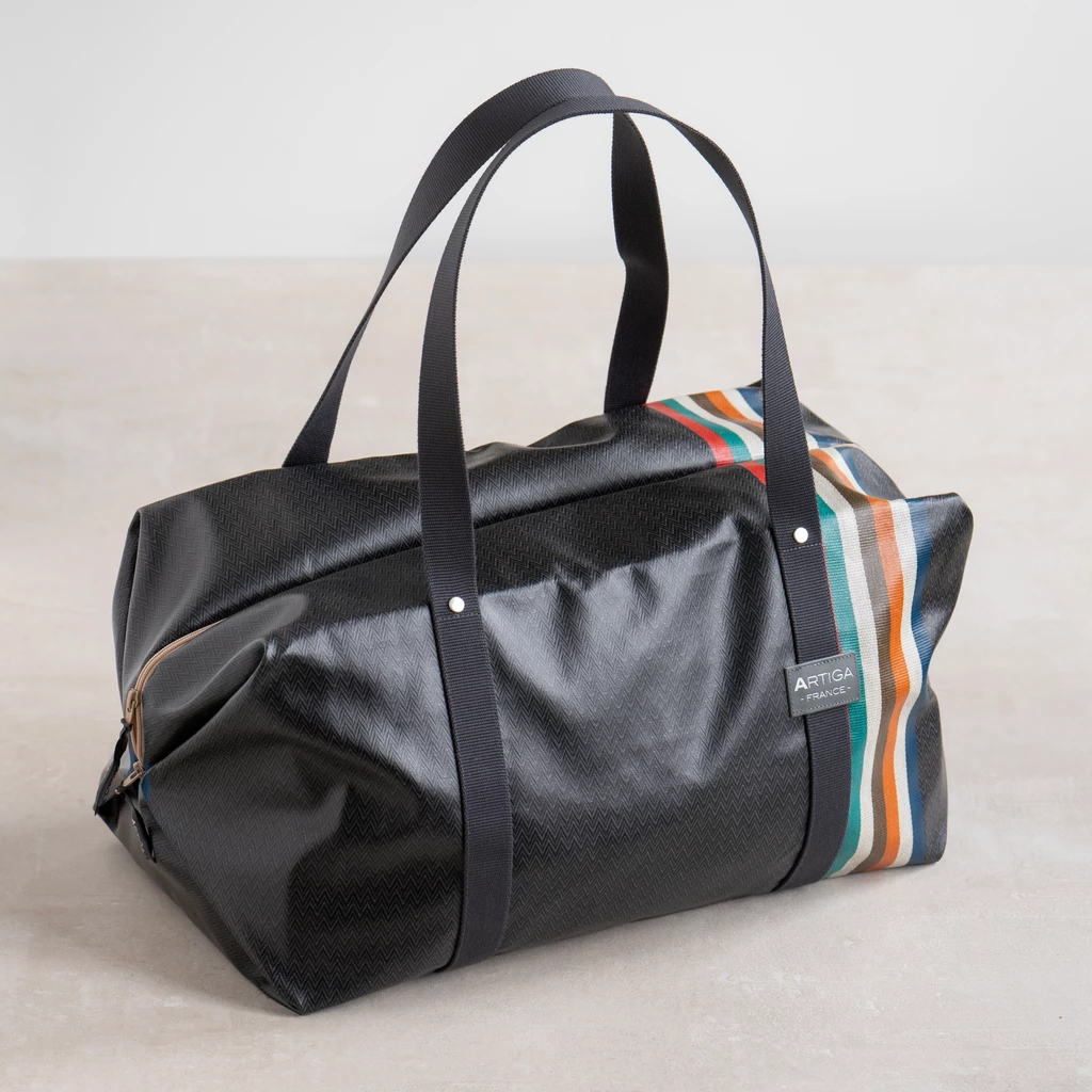 Reisetasche Chevron von Artiga Schwarz