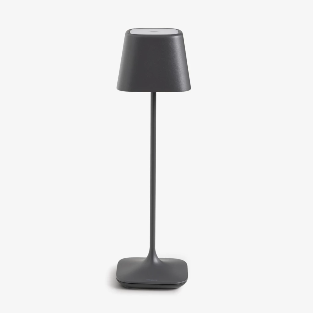 Tischlampe Quadrone Dunkelgrau 36 cm