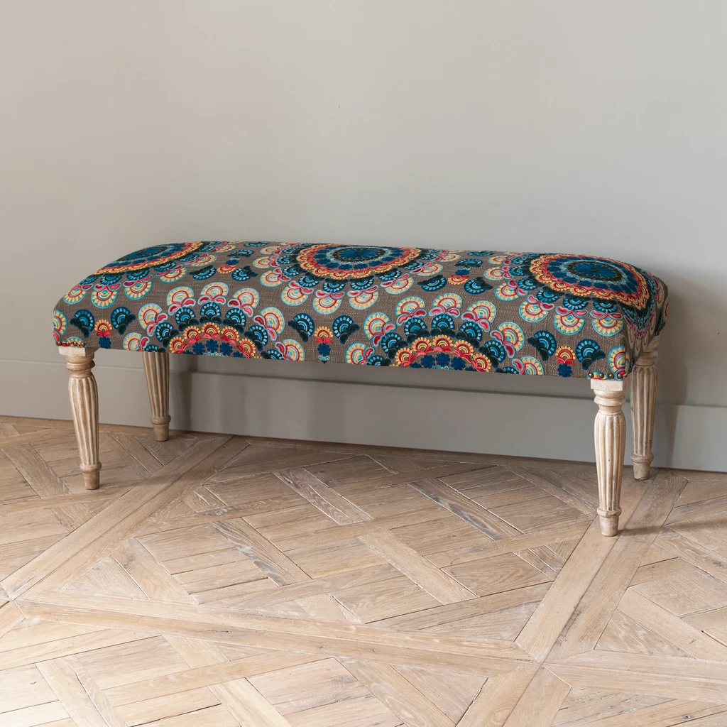 Sitzbank Footstool Suzani