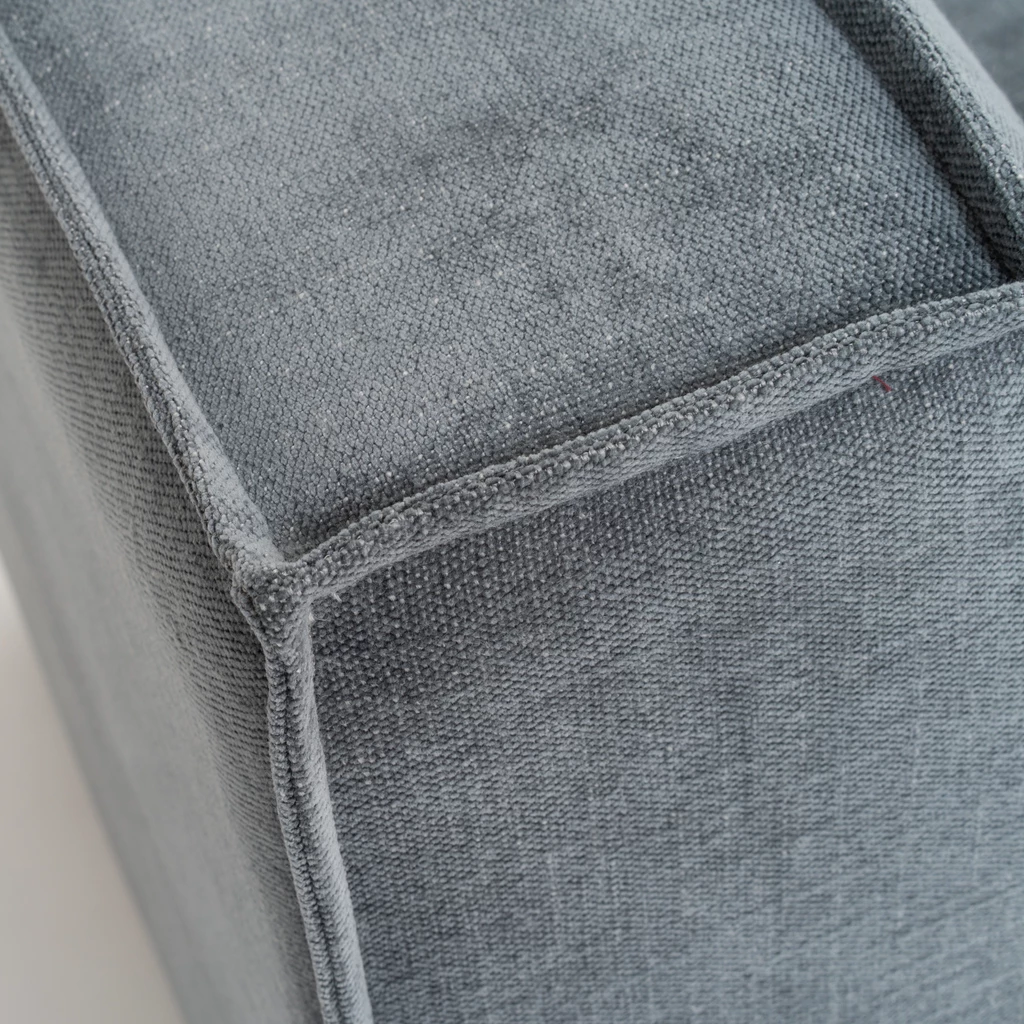 Modulares Sofa Estrade 4-Sitzer Kieselgrau