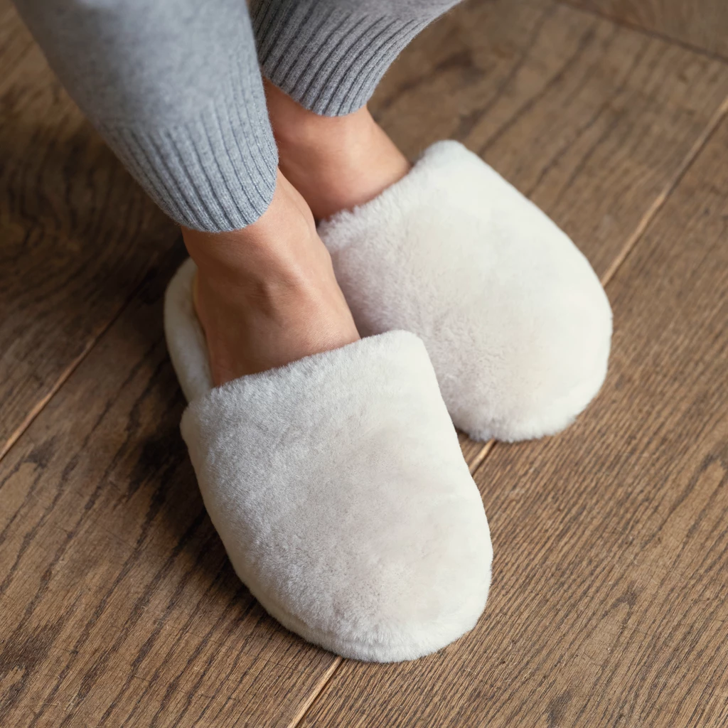 Fellpantoffeln Merino