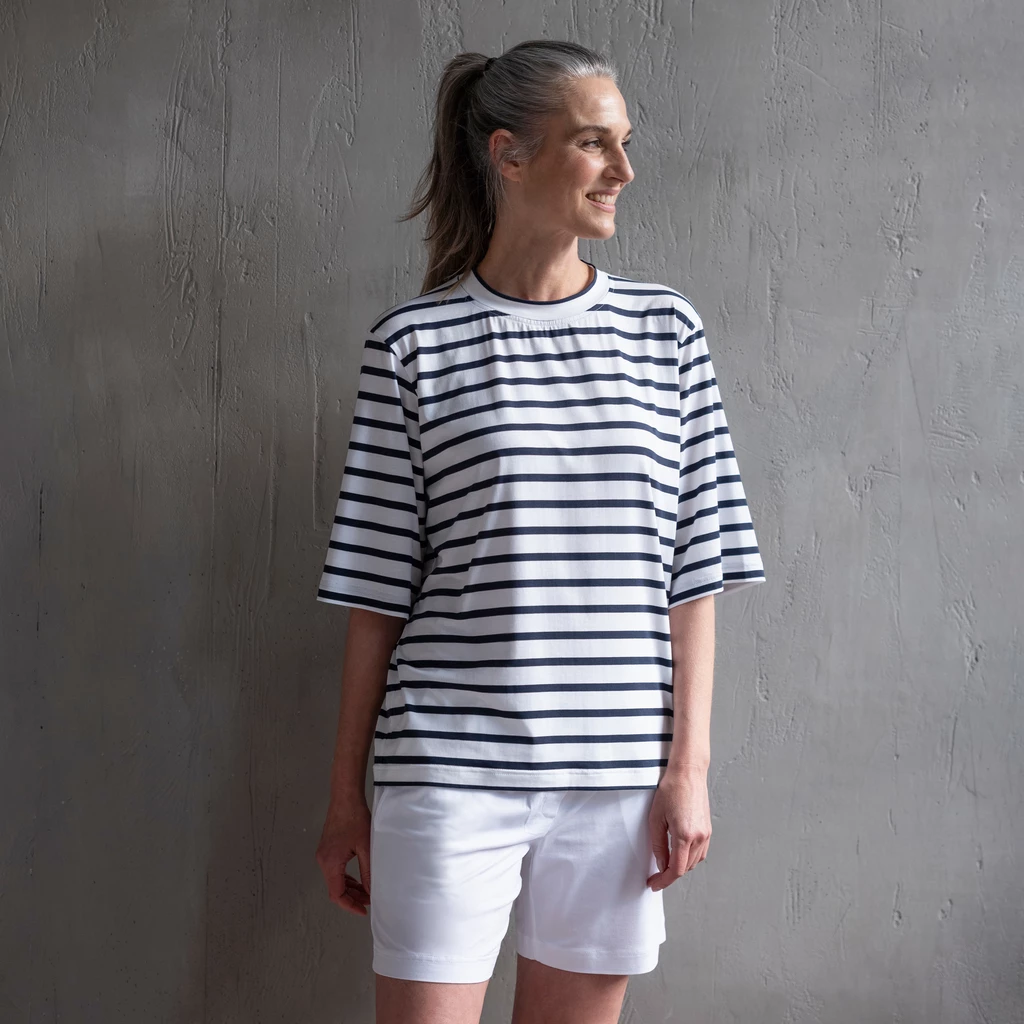 Sunday in Bed X Torquato Shirt Ilona Weiß/Midnight M