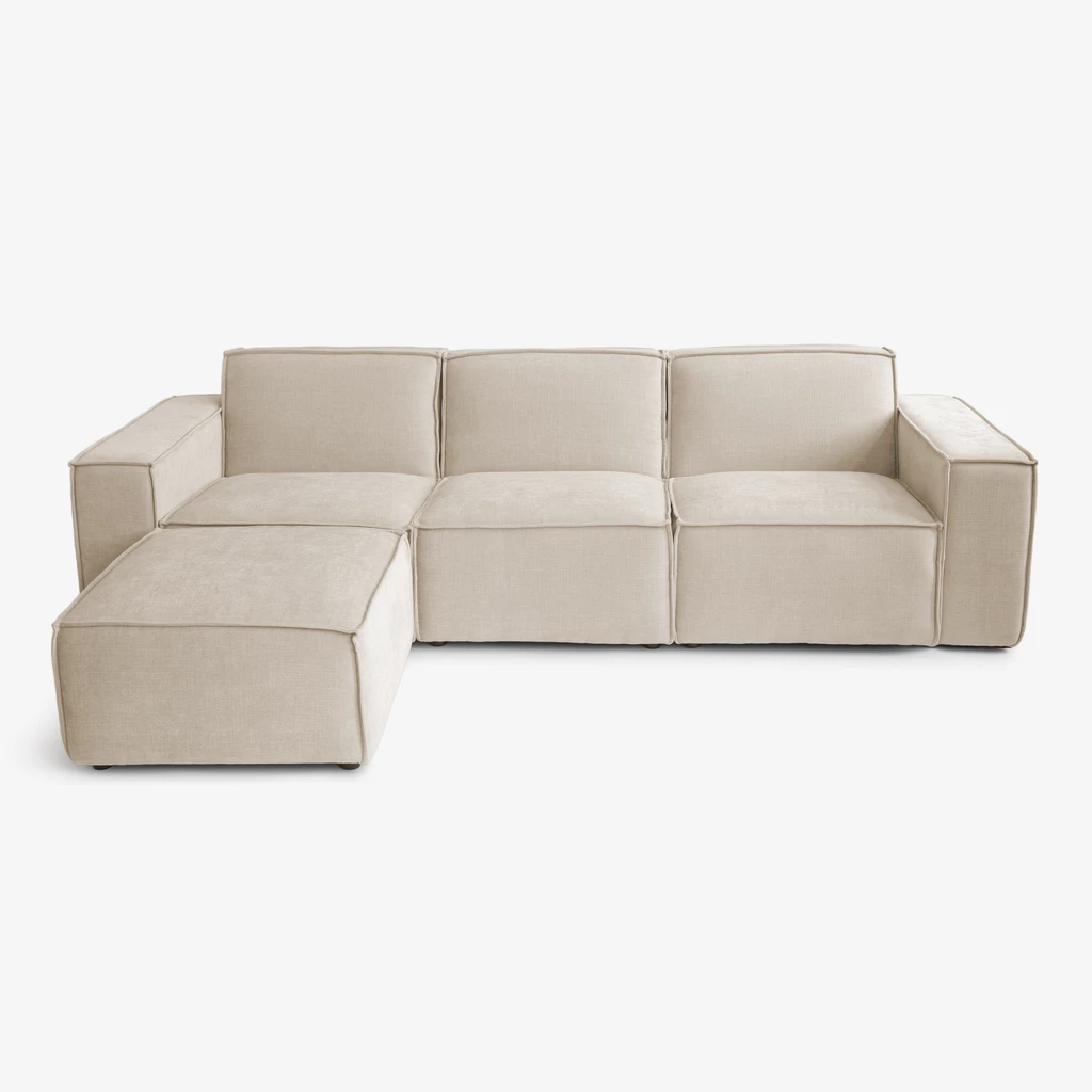 Modulares Sofa Estrade 4-Sitzer Sand