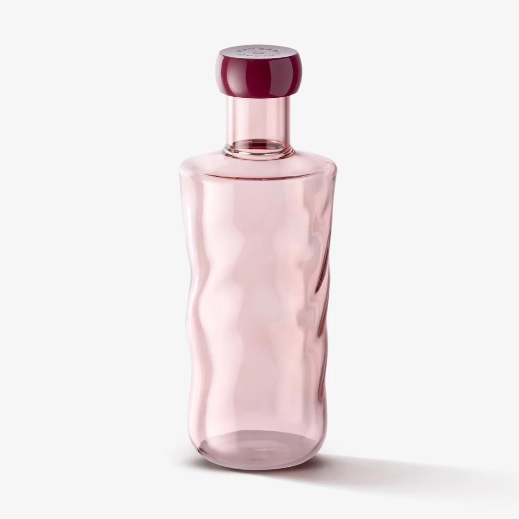 Wasserflasche Paveau Swirl Altrosa