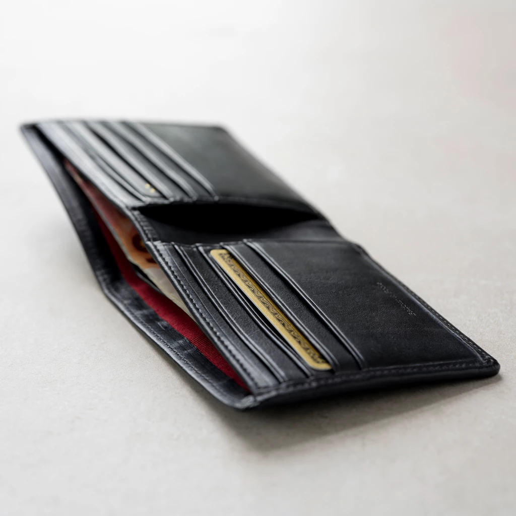 Balfour & Poole Portmonnaie mit Kartenfächern Schwarz