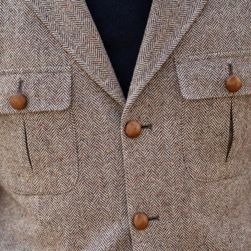 Risby & Leckonfield Four-Pocket-Tweed-Sakko Sinclair Gr. 54