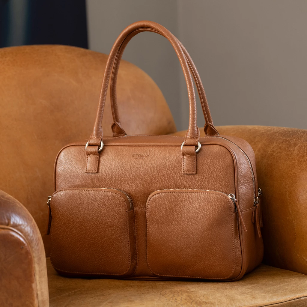Chi Chi Fan x Torquato City Bag Caramel