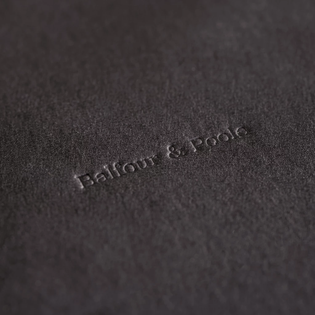Balfour & Poole Reise-Etui Schwarz