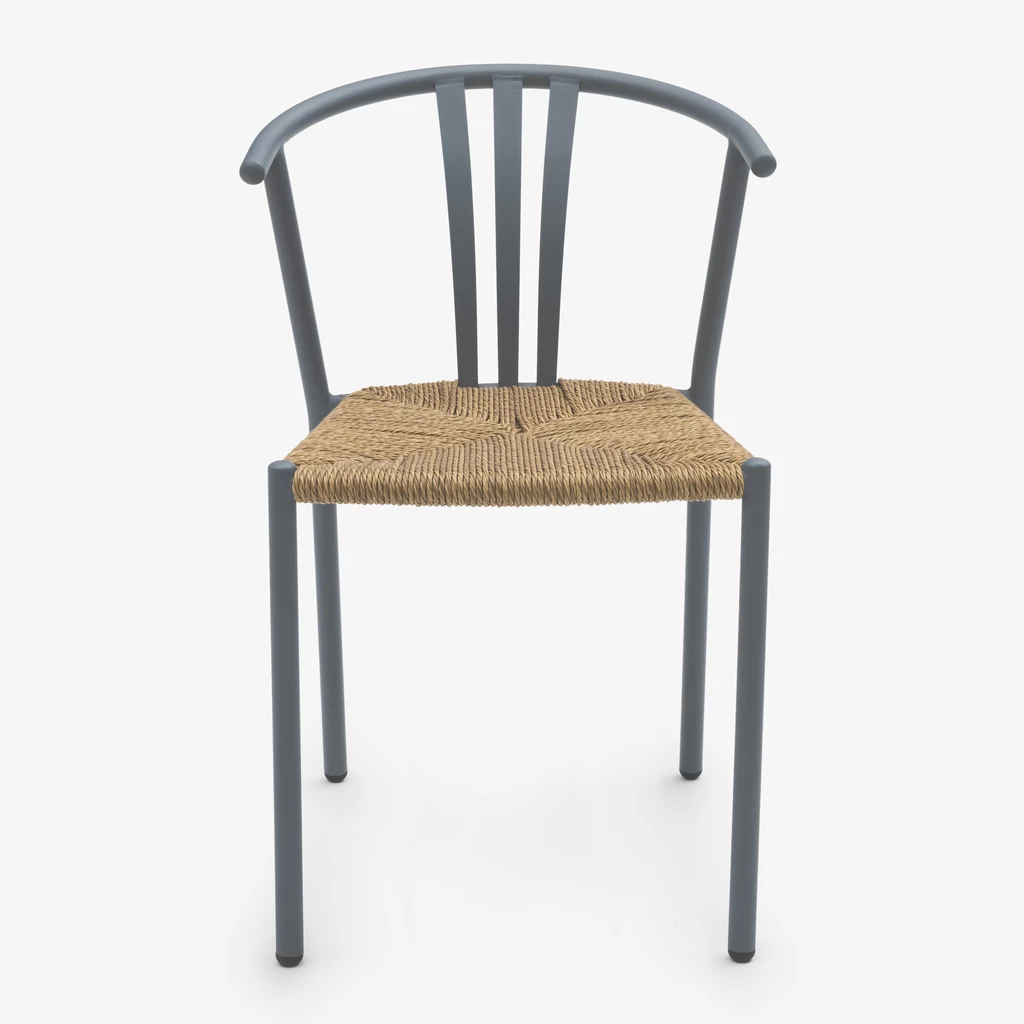China Chair für die Terrasse Gewittergrau