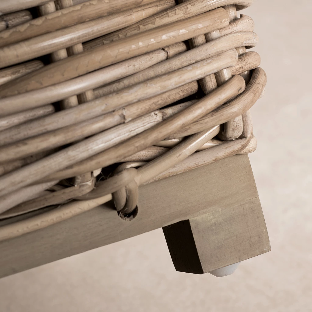 Rattan-Pflanzkörbe 2er-Set