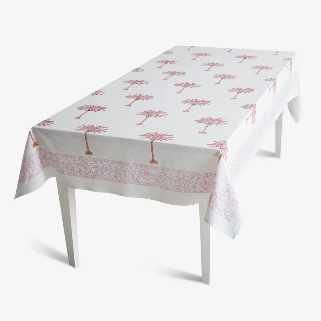 Tischdecke Pinke Palmen