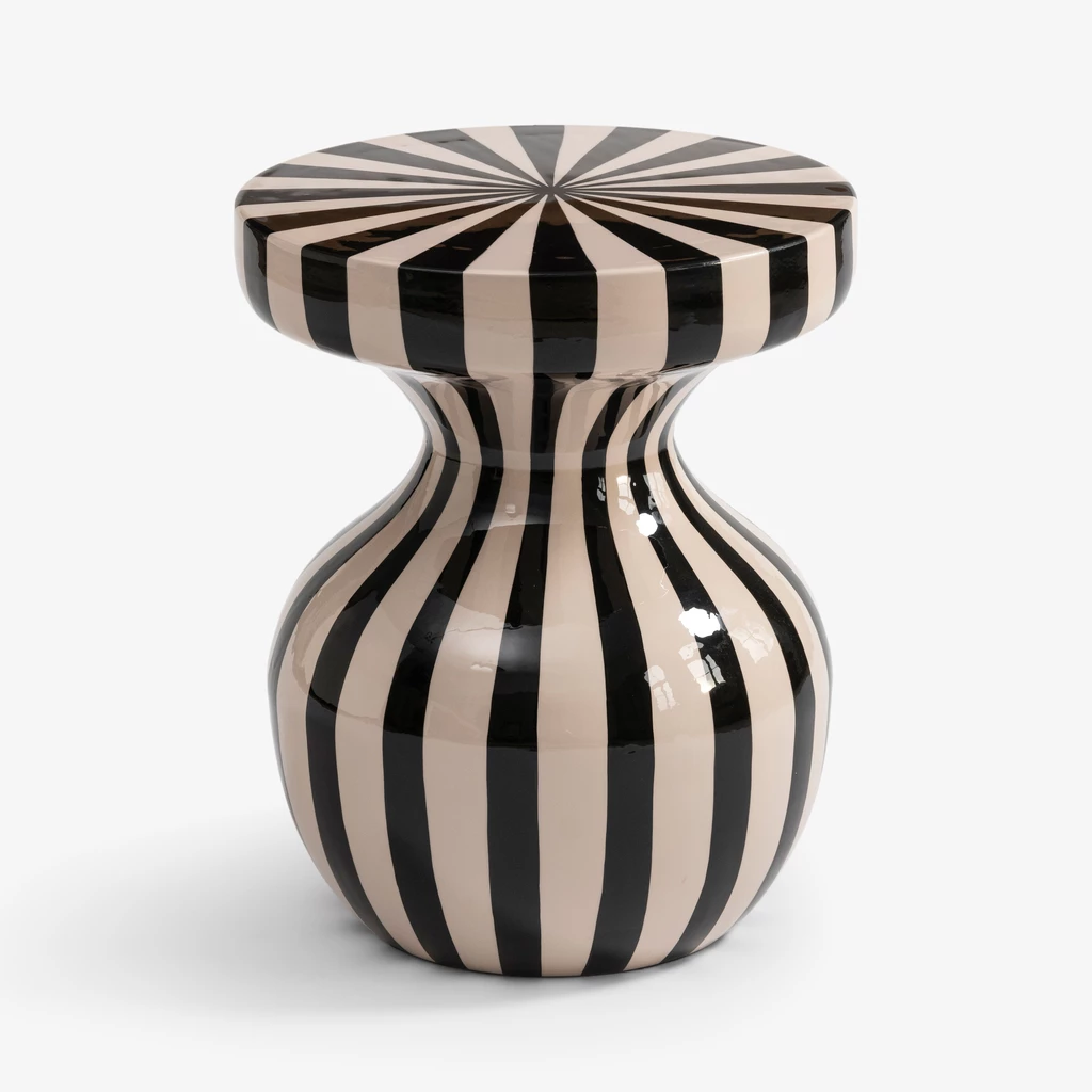 Beistelltisch und Hocker Striped Mushroom
