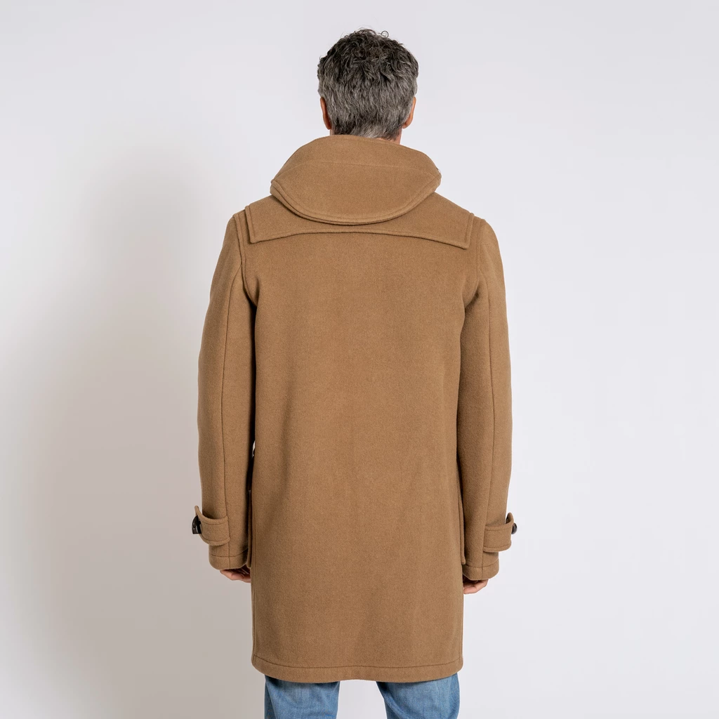Gloverall Dufflecoat Herren Camel / Buchanan Tartan S