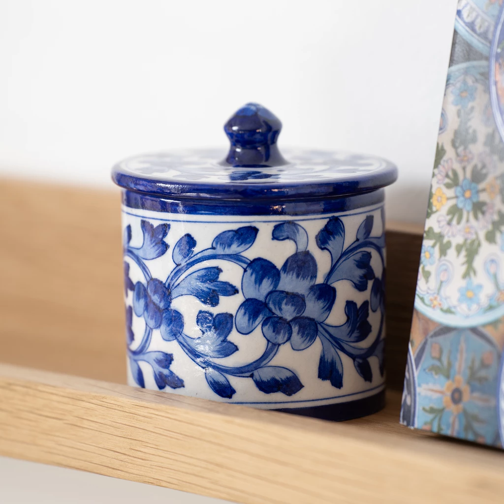 Utensilienbehälter Blue Pottery