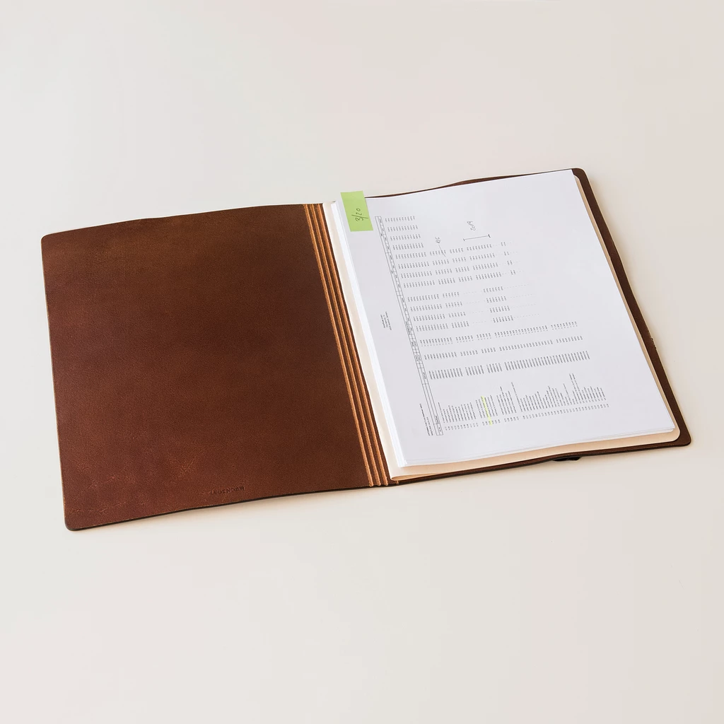 Legendär Document Folder HYDE Chestnut
