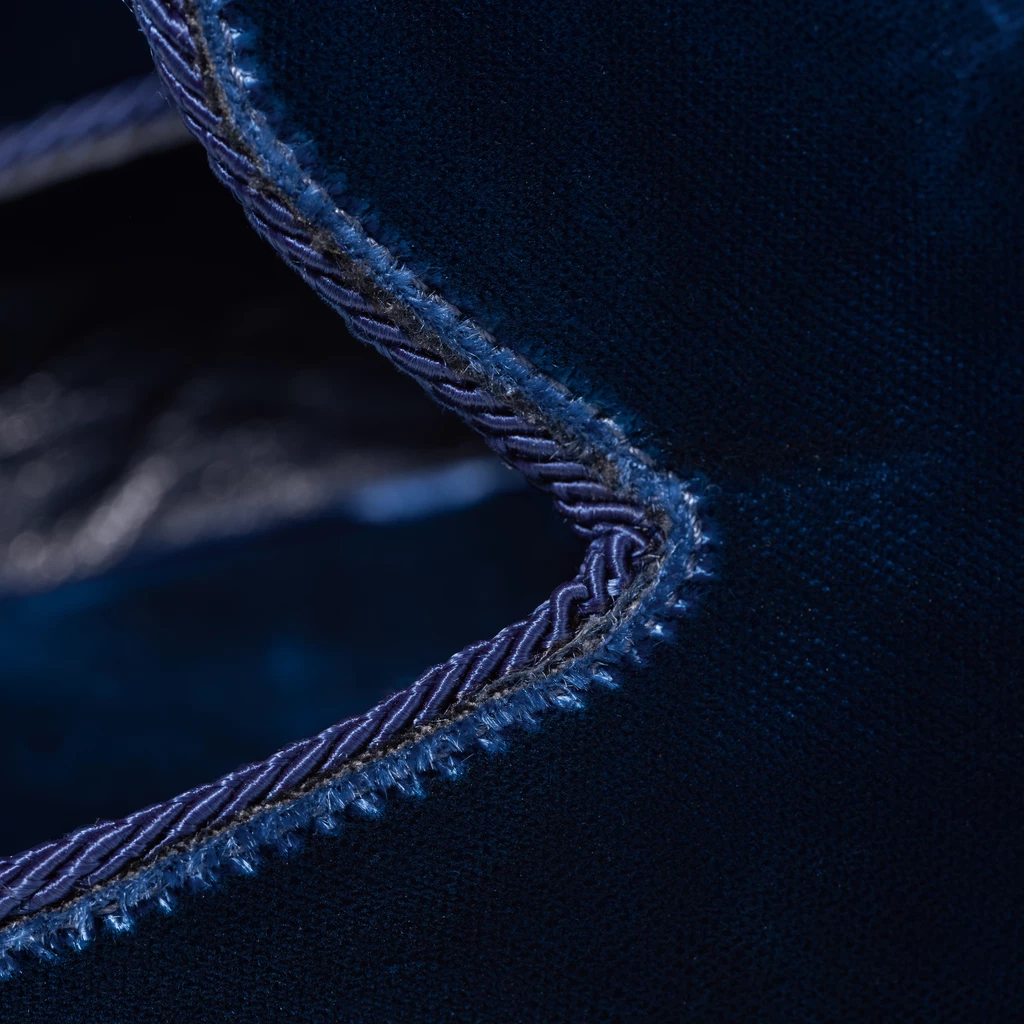 Hoomie Samtslipper Château Herren Blue Gr. 46