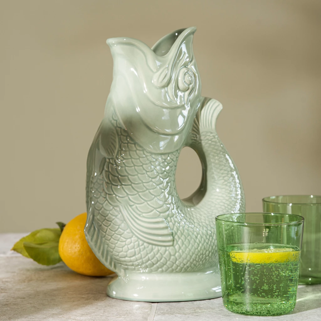 Karaffe Gluggle Jug Sage Green