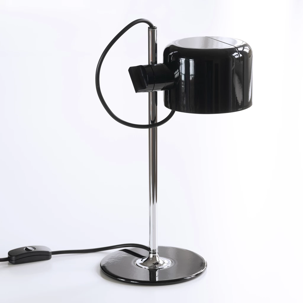 Tischlampe Oluce Mini Coupé Schwarz