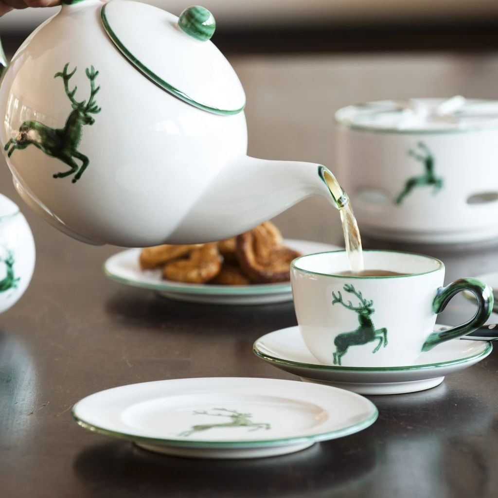 Kaffeetasse Grüner Hirsch