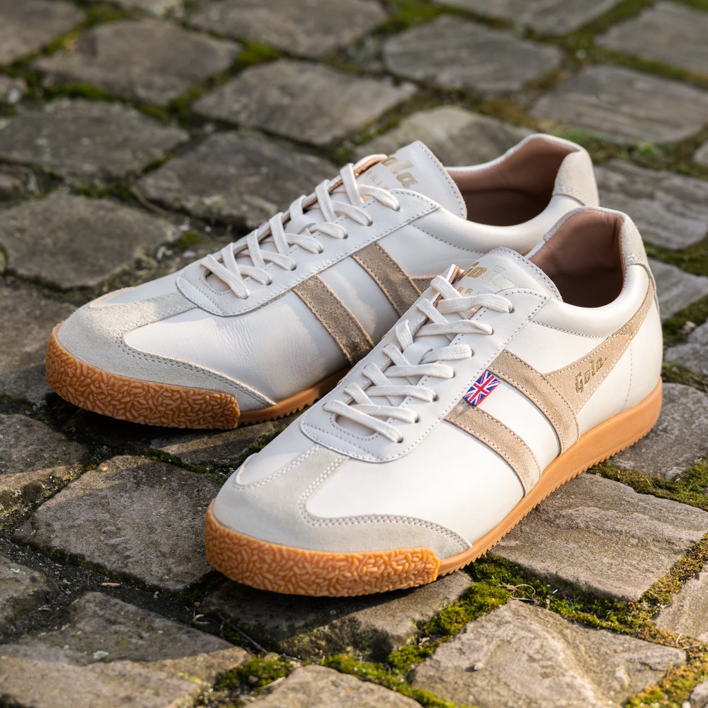 Gola Harrier Elite Herren Weiß / Beige Gr. 46