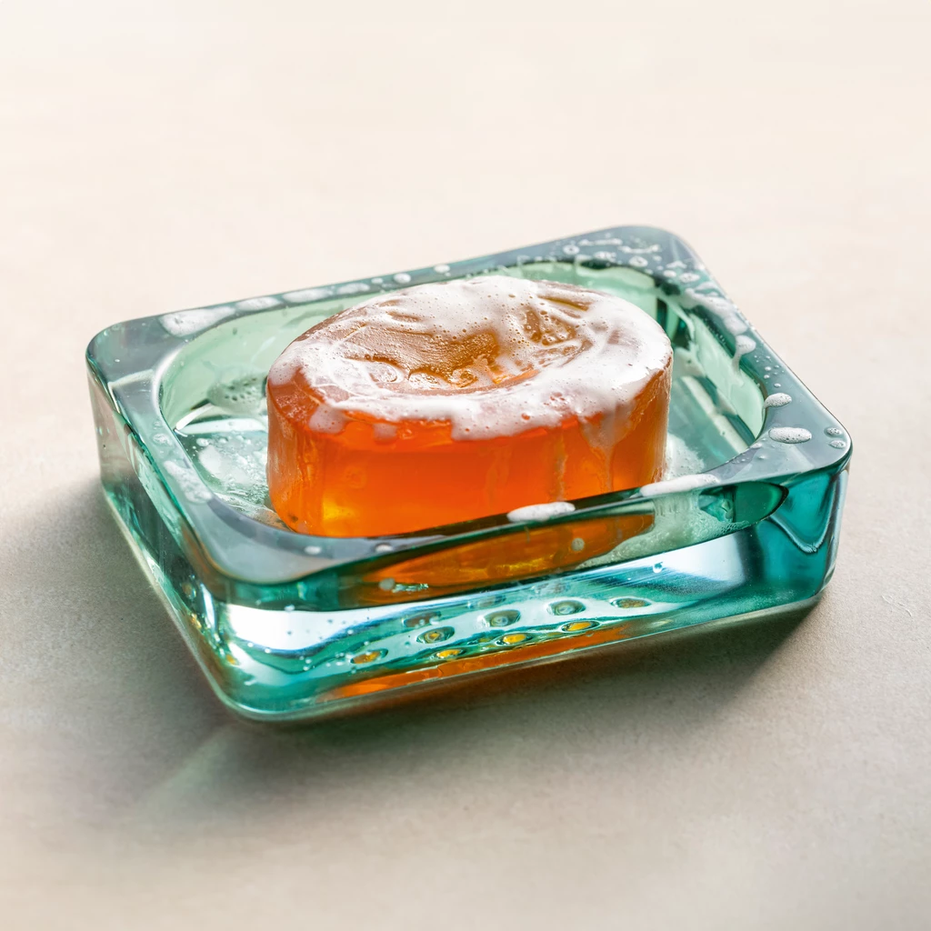 Seifenschale aus Glas