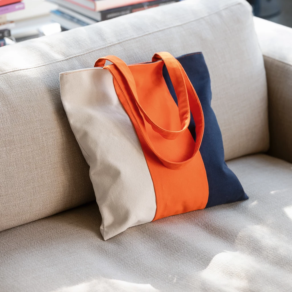 Canvas Tote Bag Tricolore