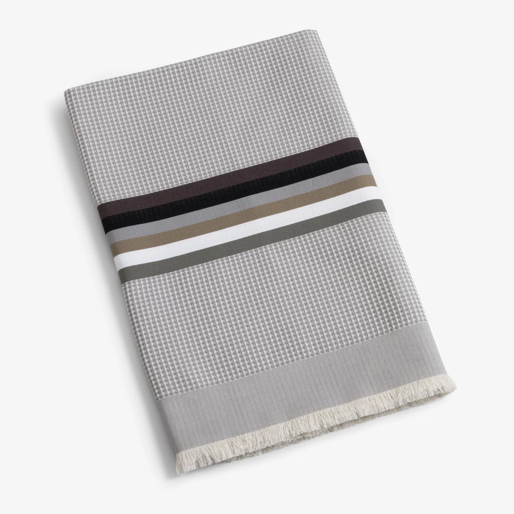 Tissage de Luz Strandtuch Gris Perle