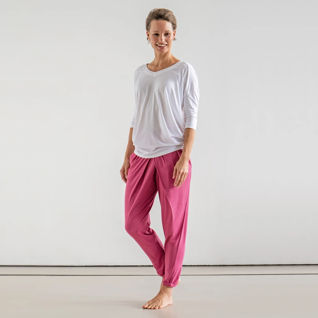 Sunday in Bed X Torquato Pyjamahose Mila lang Fuchsia L